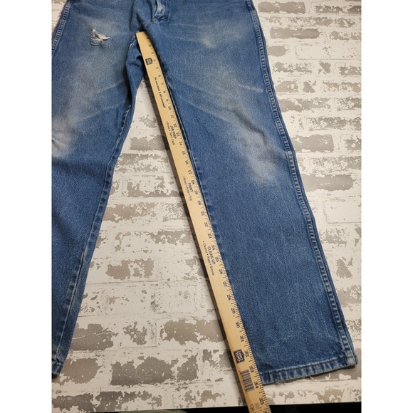 Wrangler Jeans Men's 38x36 Distressed - Picture 3 of 5